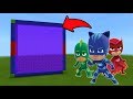 Minecraft Pe How To Make a Portal To The PJ Masks Dimension - Mcpe Portal To PJ Masks!!!