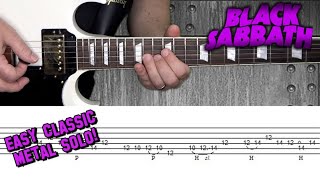 Black Sabbath - Paranoid - Guitar Solo Lesson, with Tabs! 🤘🎸