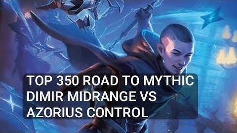 Road to Mythic from TOP 350 Player | Dimir Midrange vs Azorius Control | Standard | Diamond Rank