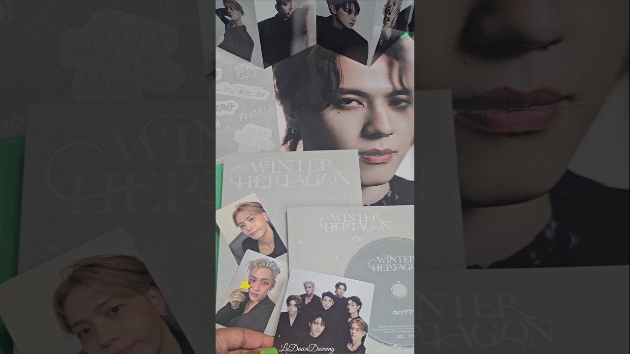 GOT7 - winter ver. ALBUM UNBOXING...#WINTER_HEPTAGON