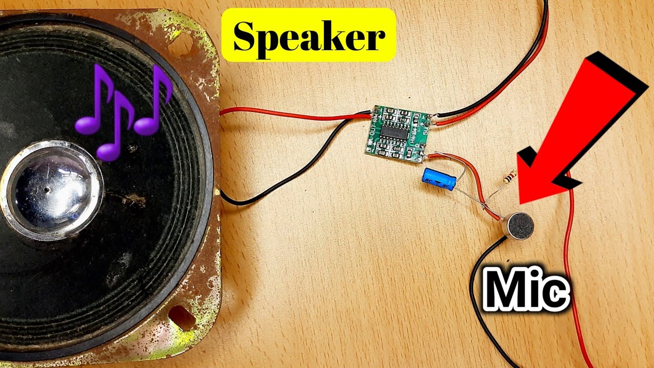 How to connect mic in amplifierhow to make mic amplifier