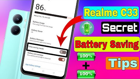Realme C33 Secret Battery Saving Tips| By HM Technical