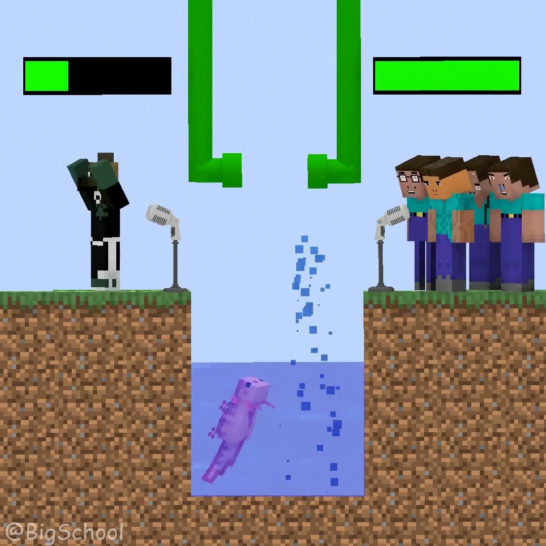 Which team deserves to receive Axolotl's reward?! Team The Dogs or Team Herobrine?! ?