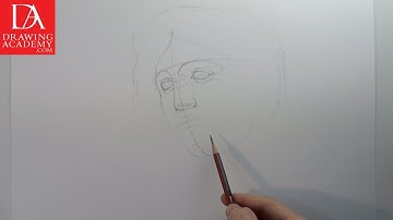 How to Draw a Human Face presented by Drawing Academy .com 17-1