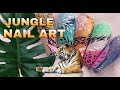 How To Create Rainbow Jungle Nails with Gel Paint