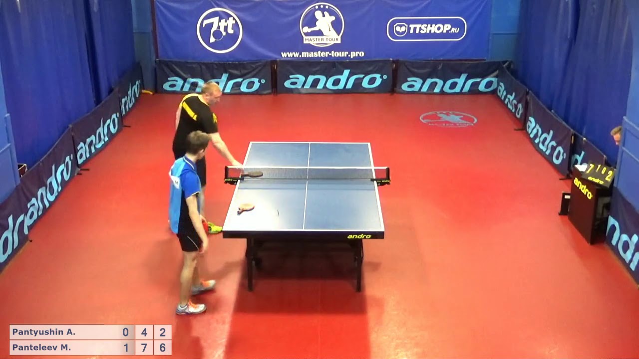 Настольный теннис матч 190519 11 Пантюшин Антон Пантелеев Михаил - YouTube
