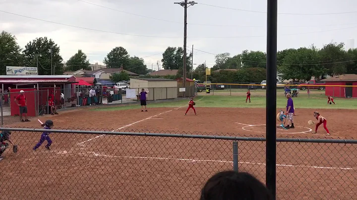 Girls 8U machine pitch