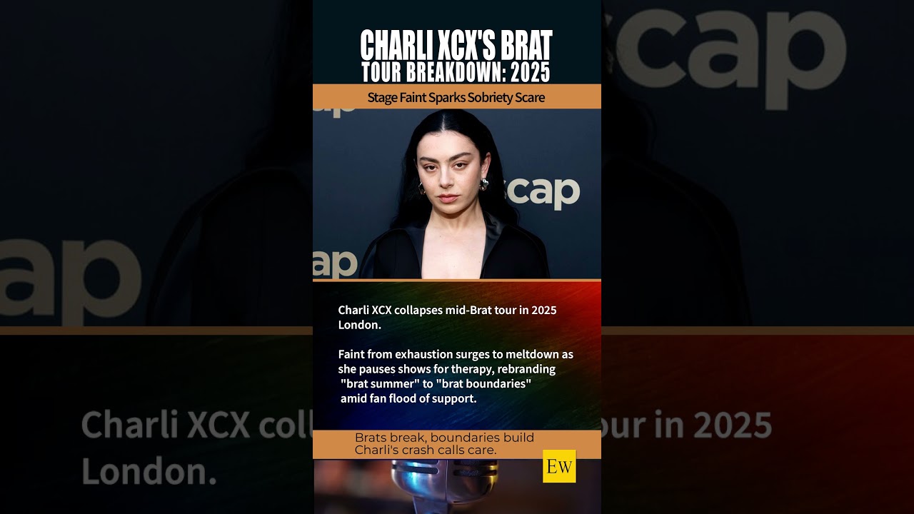 Charli XCX's Brat Tour Meltdown 2025 — Faint & Rebrand Reveal