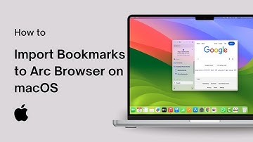 How to Import Bookmarks to Arc Browser on macOS