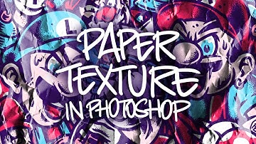 Photoshop: How to add crumpled paper texture