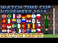 Beat The Keeper Watch Time Cup November 2019