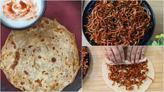 Laccha Pyaaz Paratha | Onion Paratha | Simple & Tasty Paratha  | Breakfast Recipe