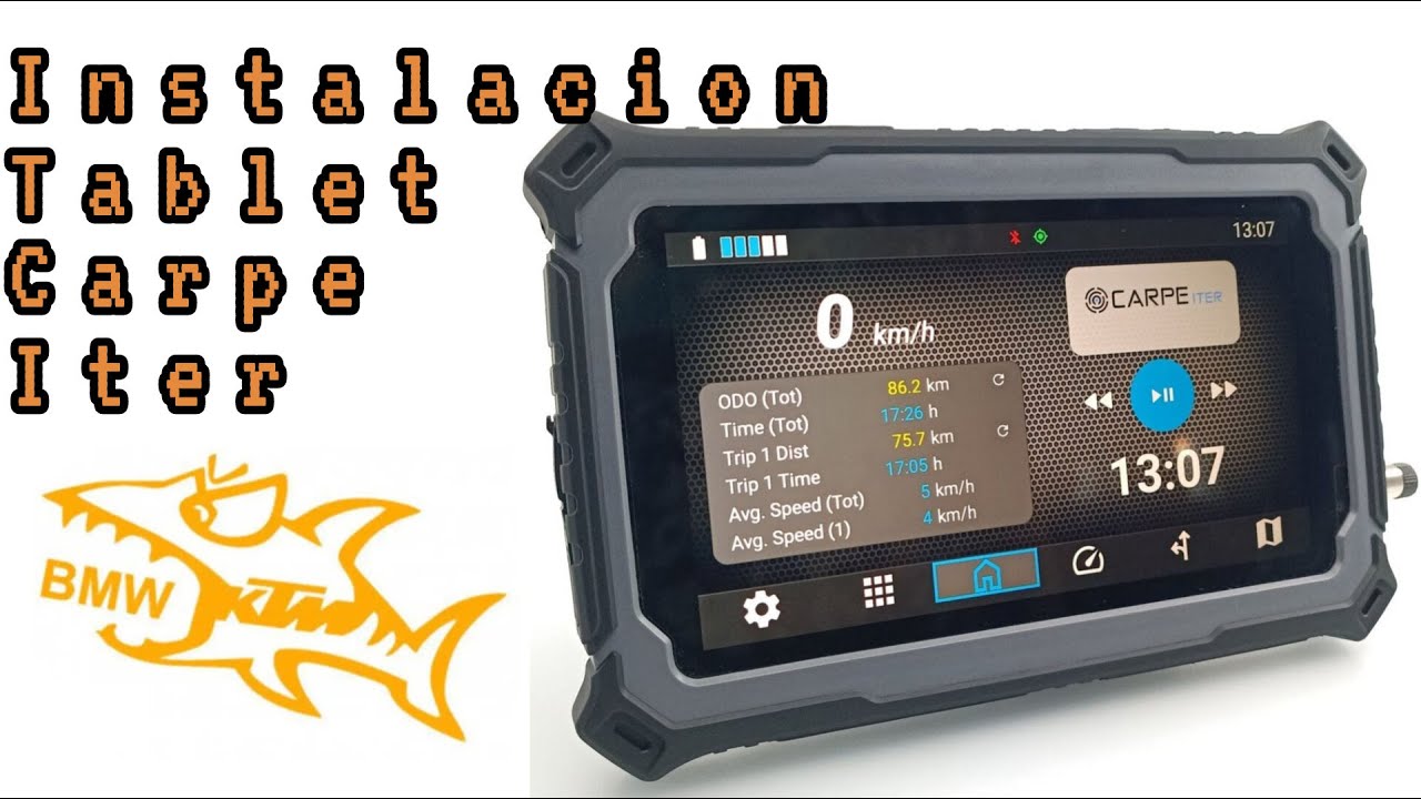 Instalacion de tablet Carpe Iter y soporte Heizcorp Navpod 3.0 en KTM 1290 Super Adventure