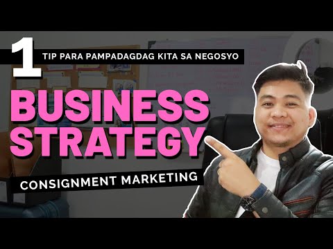 Consignment Business Strategy Technique sa Negosyo