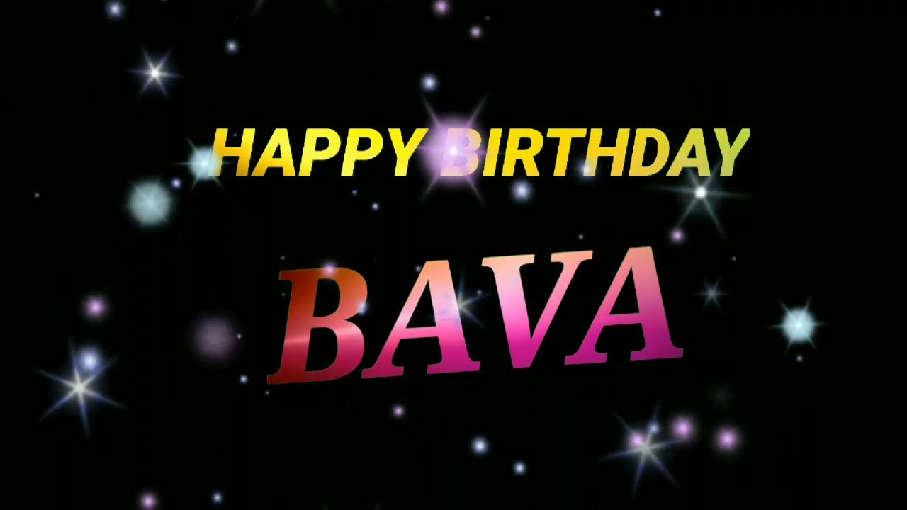 Happy Birthday Bava WhatsApp status green screen effect animation 2021
