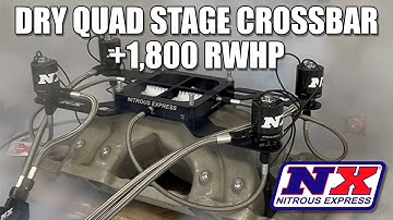 THIS BOLT ON ADDS 1800 RWHP?!? Nitrous Express Dry Quad Stage Crossbar System