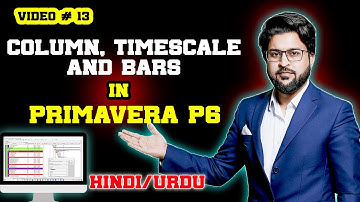 How to Customize Column, Timescale, & Bars in Primavera P6 | 14