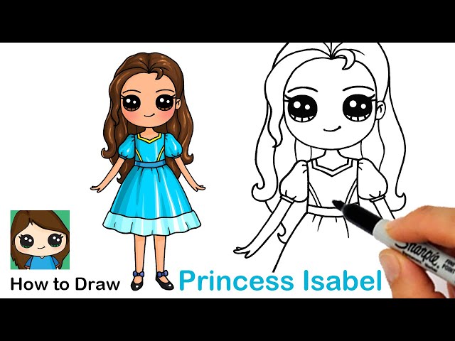 How to Draw Rapunzel Tangled | Disney Tsum Tsum | Cute drawings, Easy  drawings for kids, Disney sleeping beauty