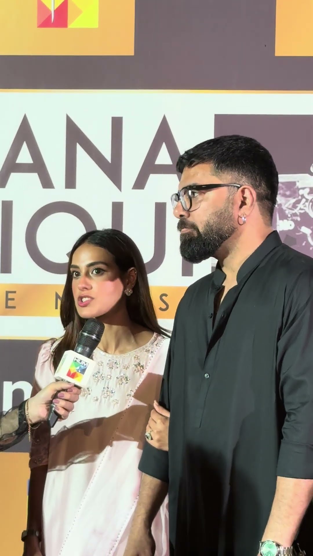 Iqra Aziz And Yasir Hussain at an evening of storytelling \u0026 celebration! ?✨ #shorts #humtv