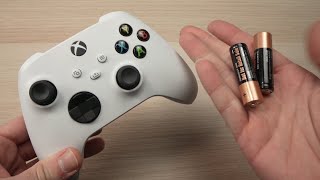 Xbox Series S Controller: How to put batteries in it