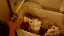 comment réparer la fuite du flotteur WC (joint de membrane toilette)