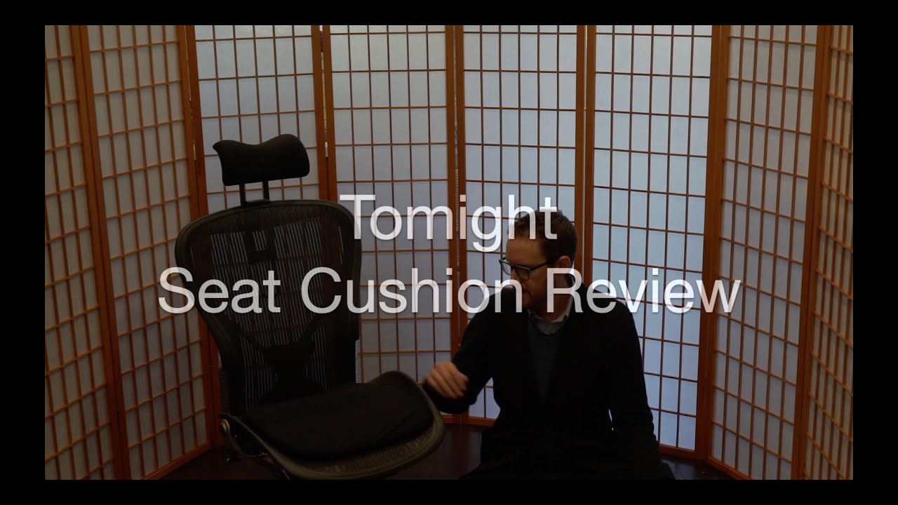 TravelMate Extra-Large Memory Foam Seat Cushion Review (on Aeron