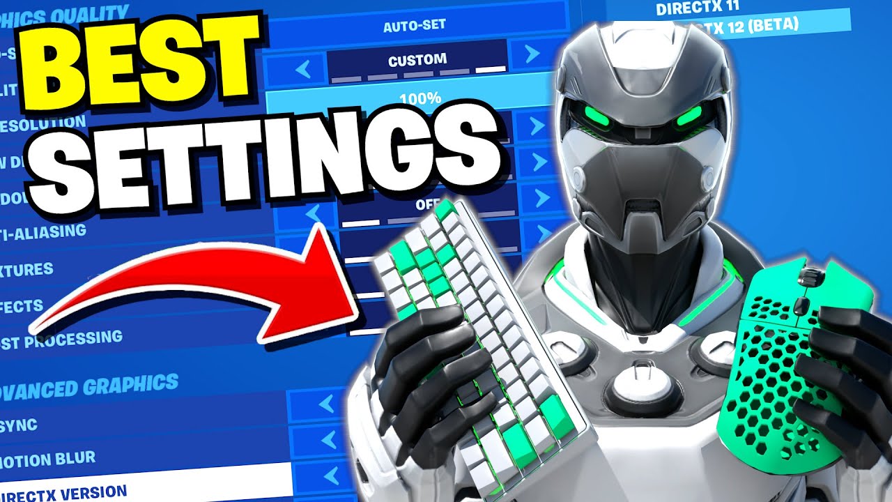 The BEST Fortnite Settings For Beginners Best Keybinds For Keyboard