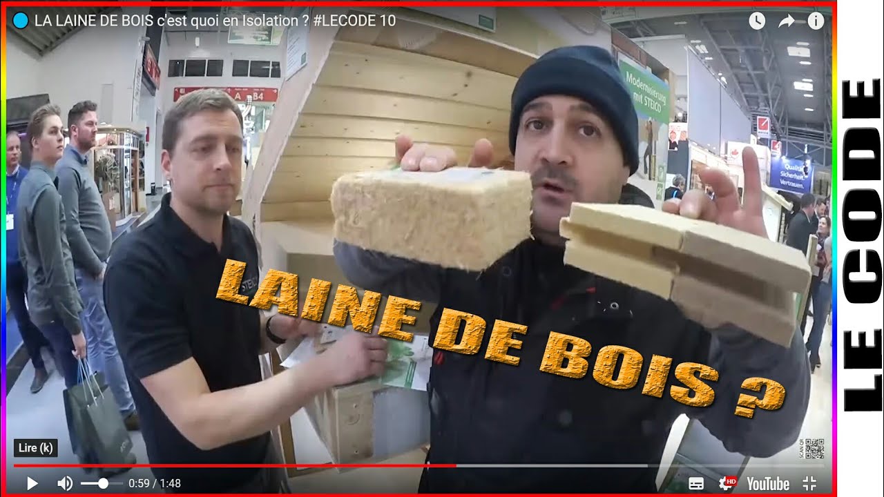 🔵 LA LAINE DE BOIS c'est quoi en Isolation ? #LECODE 10 peinture seigneurie