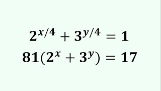 System of Exponential Equations Excellence | Math Olympiad Strategy!