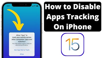 How to Disable App Tracking On iPhone or iPad iOS 15 Disable Allow Apps To Track On iPhone