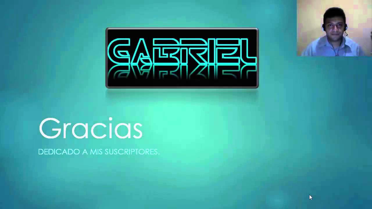 Insertar audio en power point 2013 agradecimiento a suscriptores