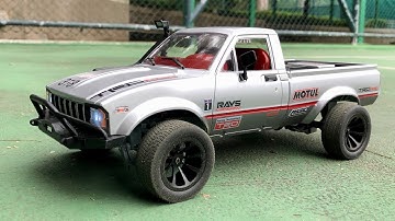 WPL C24 Running on V12, I mean D12. C24 Body on D12 Chassis.