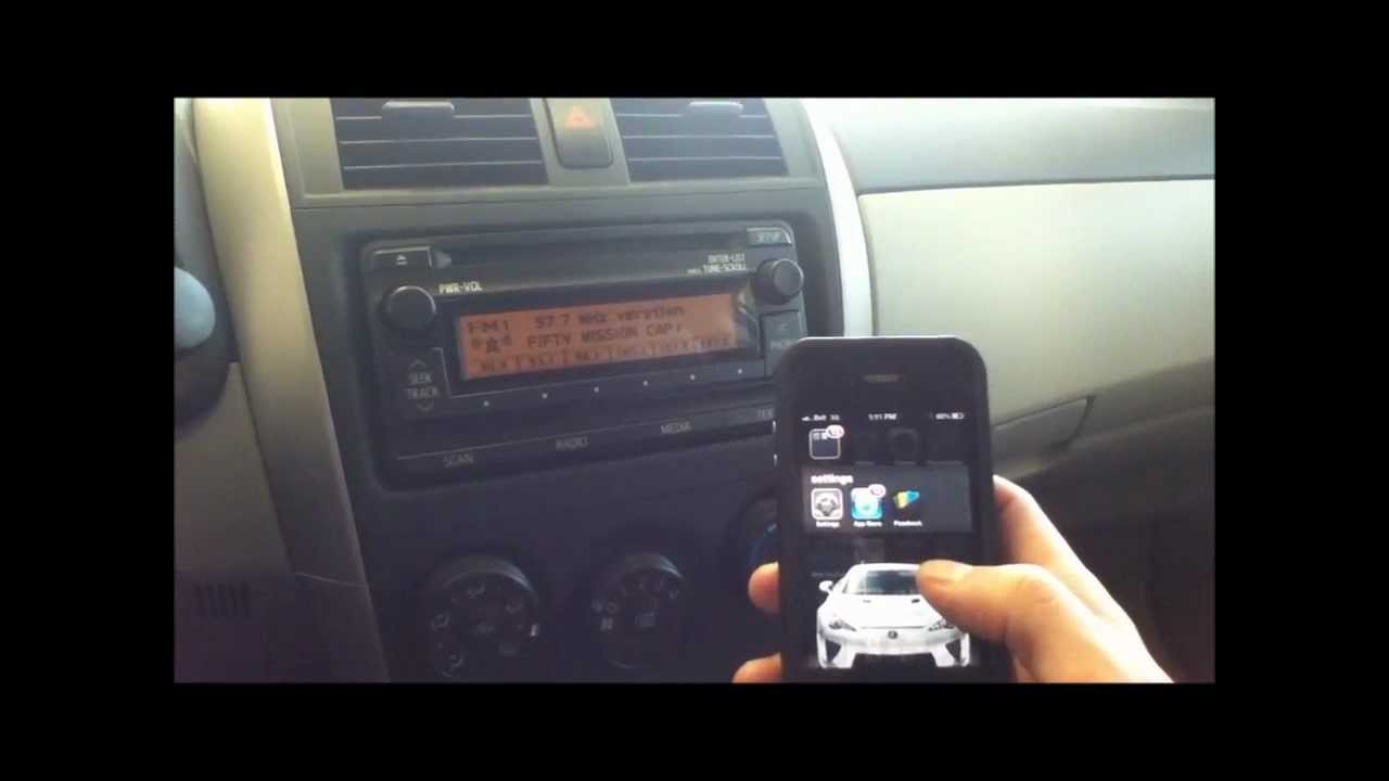 Bluetooth - Toyota Corolla, Rav4, Matrix - YouTube