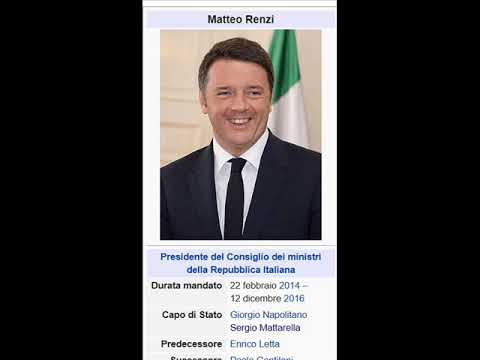 Video: Matteo Renzi Vlera neto: Wiki, I martuar, Familje, Dasma, Paga, Vëllezërit dhe Vëllezërit