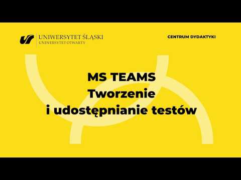 Tworzenie i udostępnianie testów