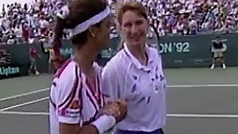Steffi Graf vs Mary Joe Fernandez 1992 Miami QF Hi...