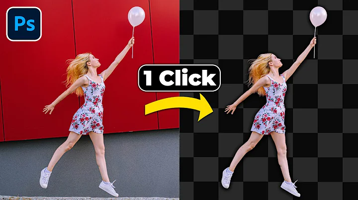 Remove any background in just 1 click Photoshop Tutorial