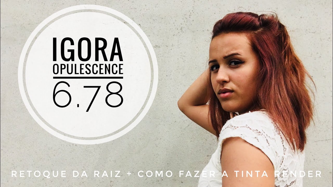 Ruivo Acobreado: Testando Igora Opulescence 6.78 + Igora 8.77