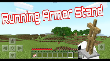 How Make Running Armor Stands In MCPE 1.2 // only with command block