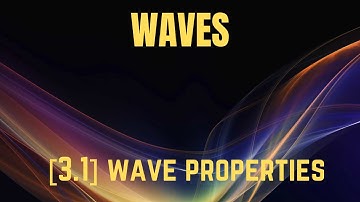 IGCSE Physics [Syllabus 3.1] Wave properties