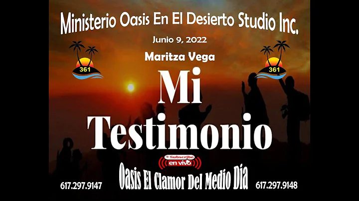 Mi testimonio con Maritza Vega