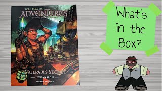 Gulpax's Secret: A Roll Player Adventures Expansion - What's in the Box?