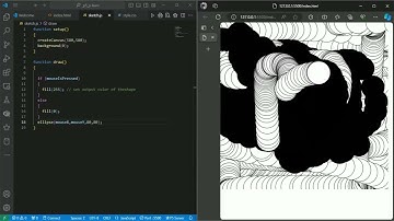 Interactive Drawing with Circles in p5.js