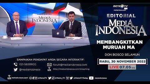 Bedah Editorial MI: Membangkitkan Muruah MA