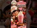 Mini Strawberry Milkshake 🍓🥤 | Tiny Chef Miniature Cooking | NanoNibble Kitchen #Shorts #viral #cook