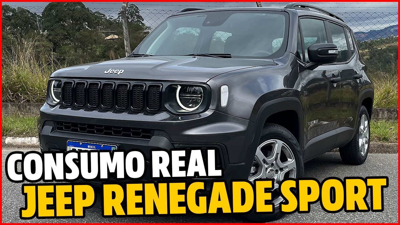 PIREI! CONSUMO REAL DO JEEP RENEGADE SPORT 1.3 TURBO. VERSÃO MAIS BARATA  ANDA MUITO E BEBE POUCO 