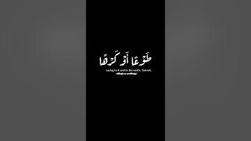 #كرومات شاشة سوداء | القارئ اسلام صبحي | ايات قرانية | سورة فصلت