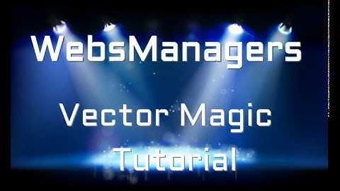 WebsManagers Vector Magic Tutorial1