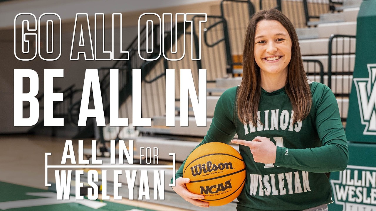 Go All Out and Be All In for Illinois Wesleyan University! All in for Wesleyan 2025
