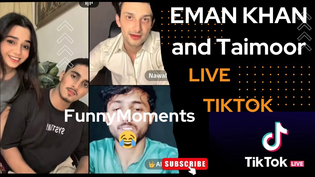 Eman Khan Live With Taimoor | Tiktok Live Public Shugal | Eman and Taimoor Live 